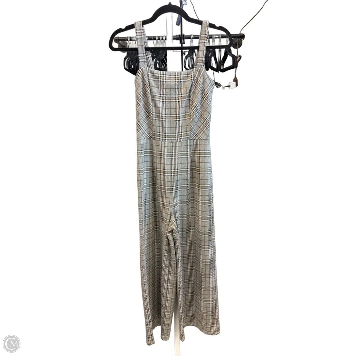Jumpsuit By Soprano In Checkered Pattern, Size: S