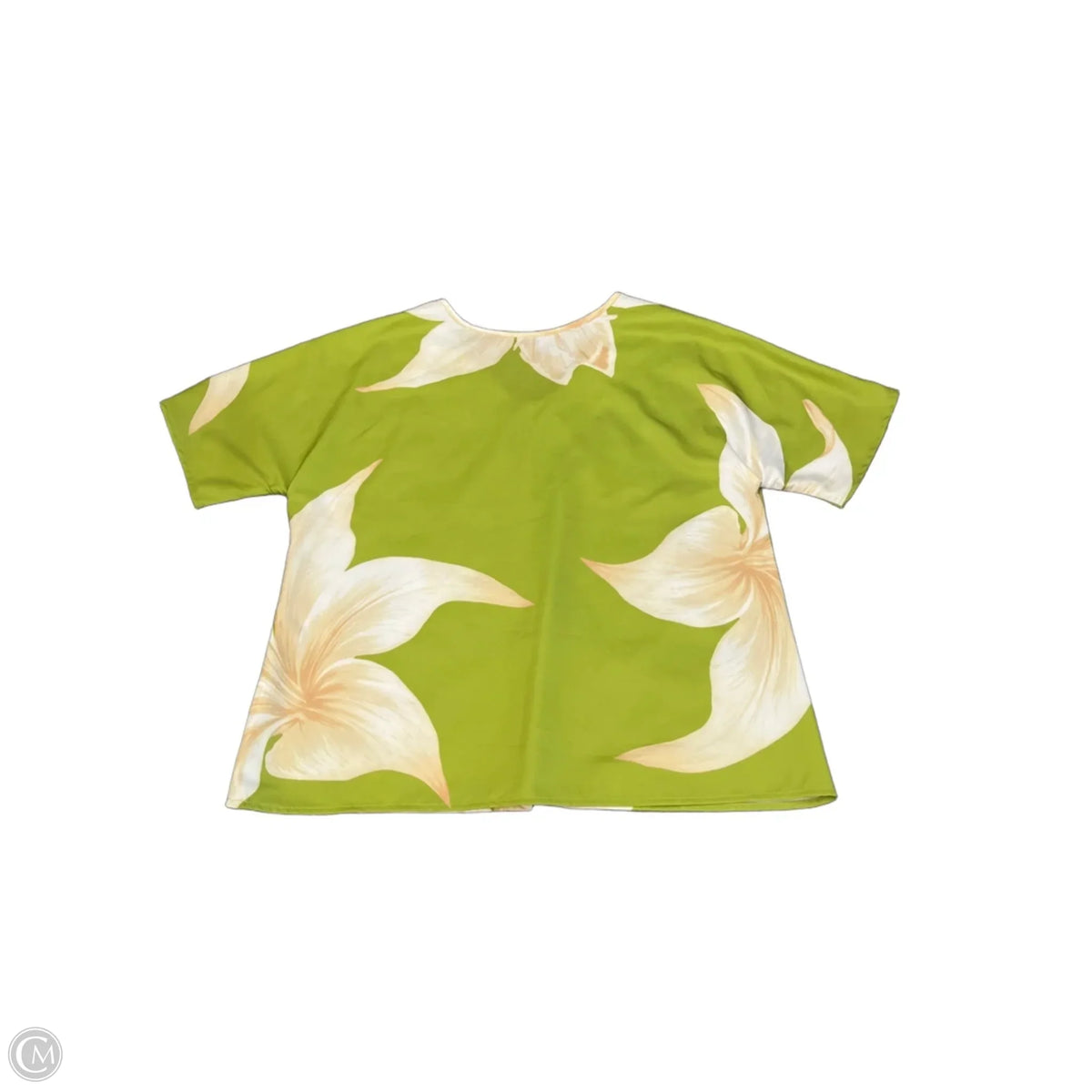 Pants Set 2pc By Clothes Mentor In Green & White, Size: L