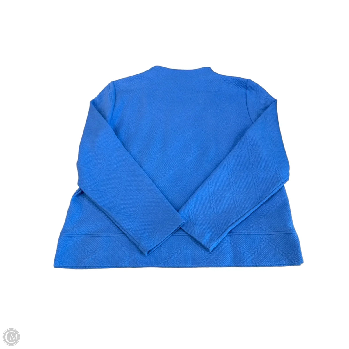 Sweatshirt Collar By Talbots In Blue, Size: Xl
