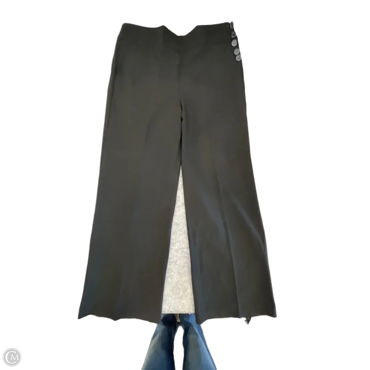 Pants Wide Leg By Talbots In Black, Size: L