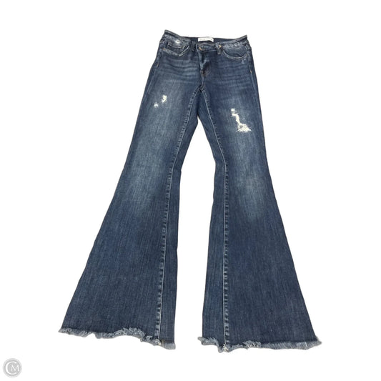 Jeans Flared By Flying Monkey In Blue Denim, Size: 2