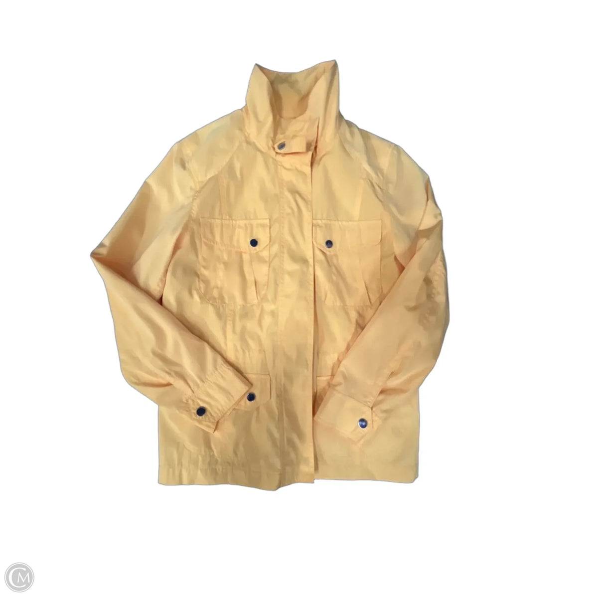 Jacket Windbreaker By Coldwater Creek In Yellow, Size: M