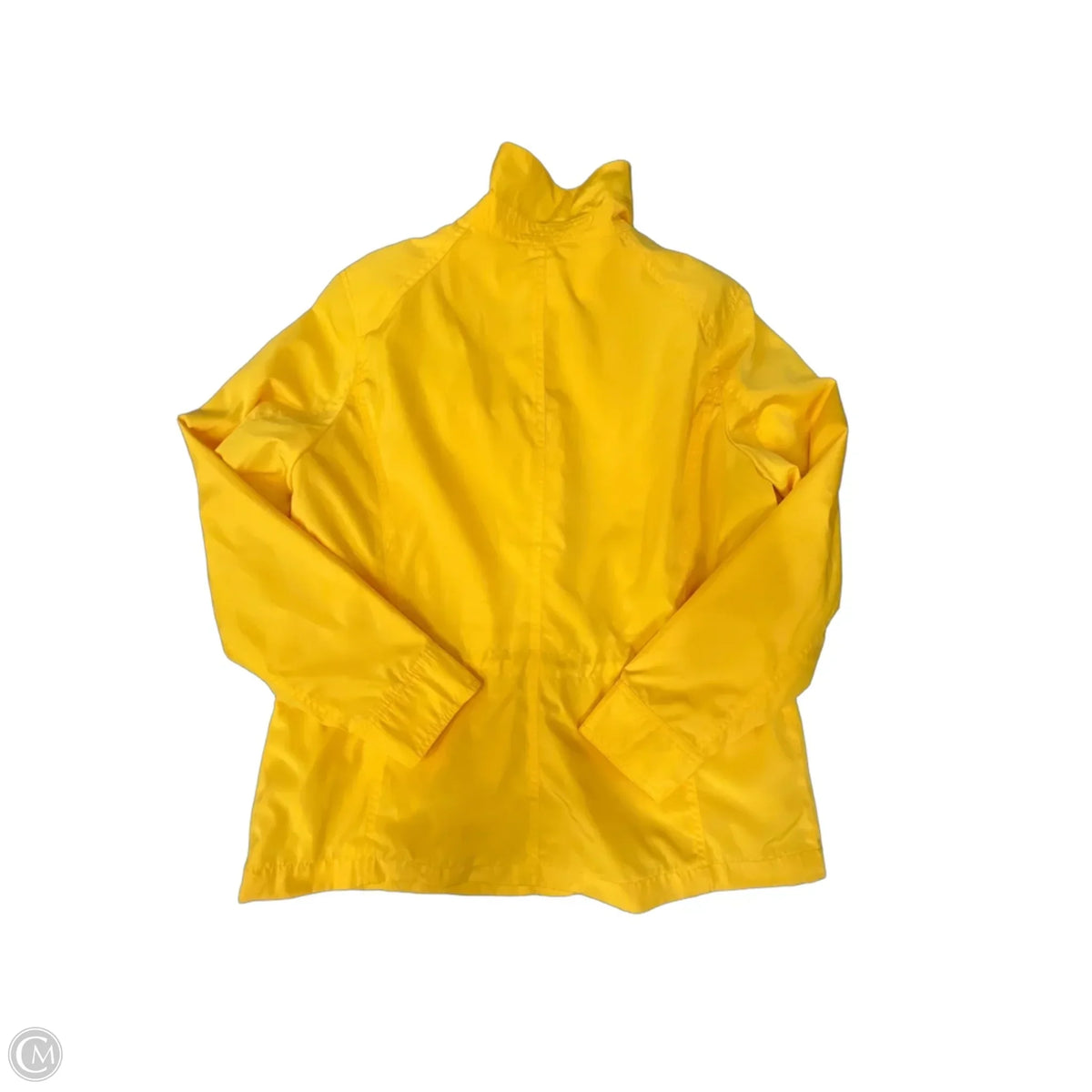 Jacket Windbreaker By Coldwater Creek In Yellow, Size: M