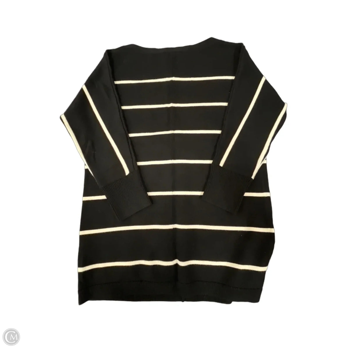 Sweater By Talbots In Striped Pattern, Size: S