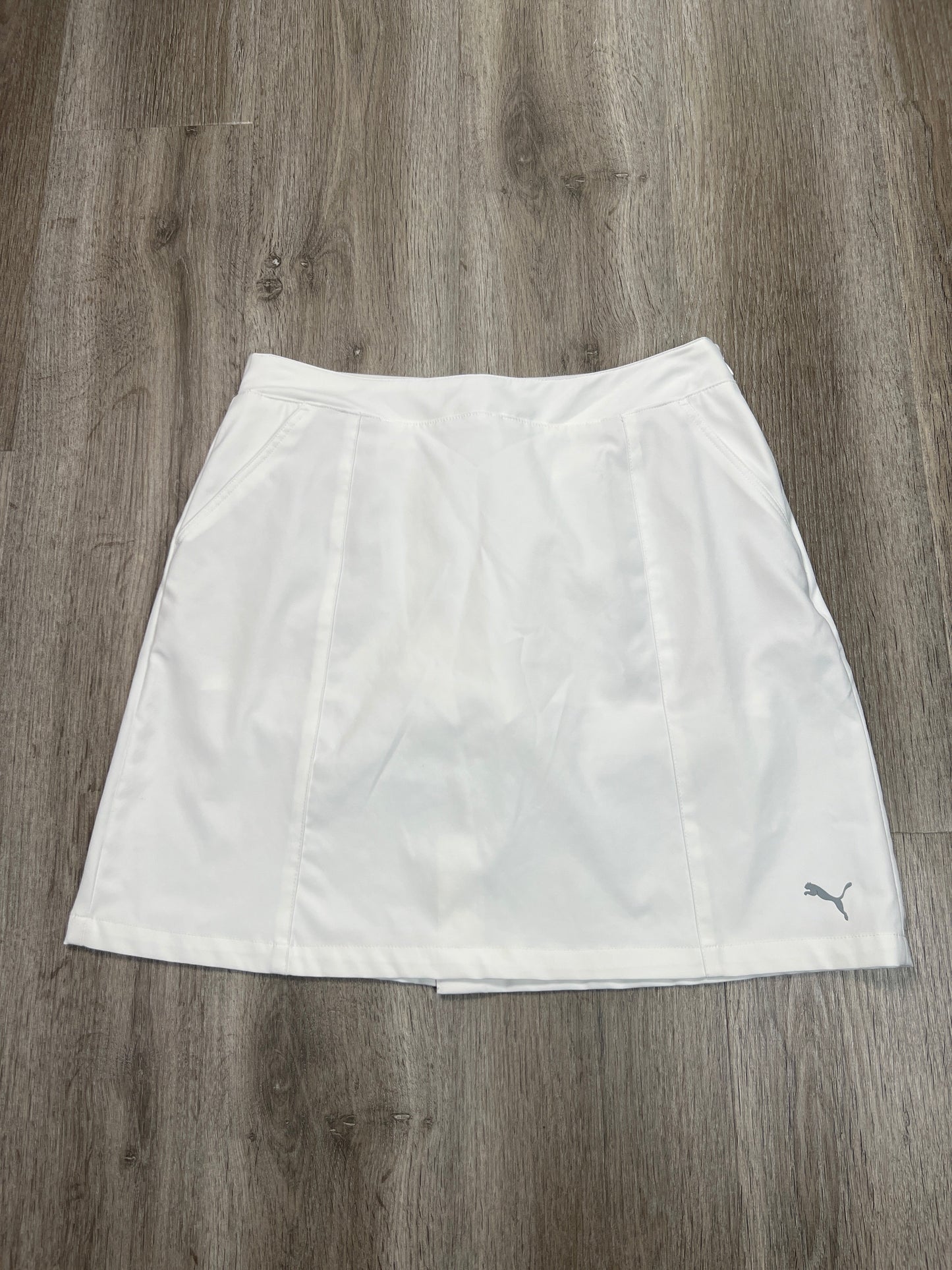 Athletic Skort By Puma In White, Size: M