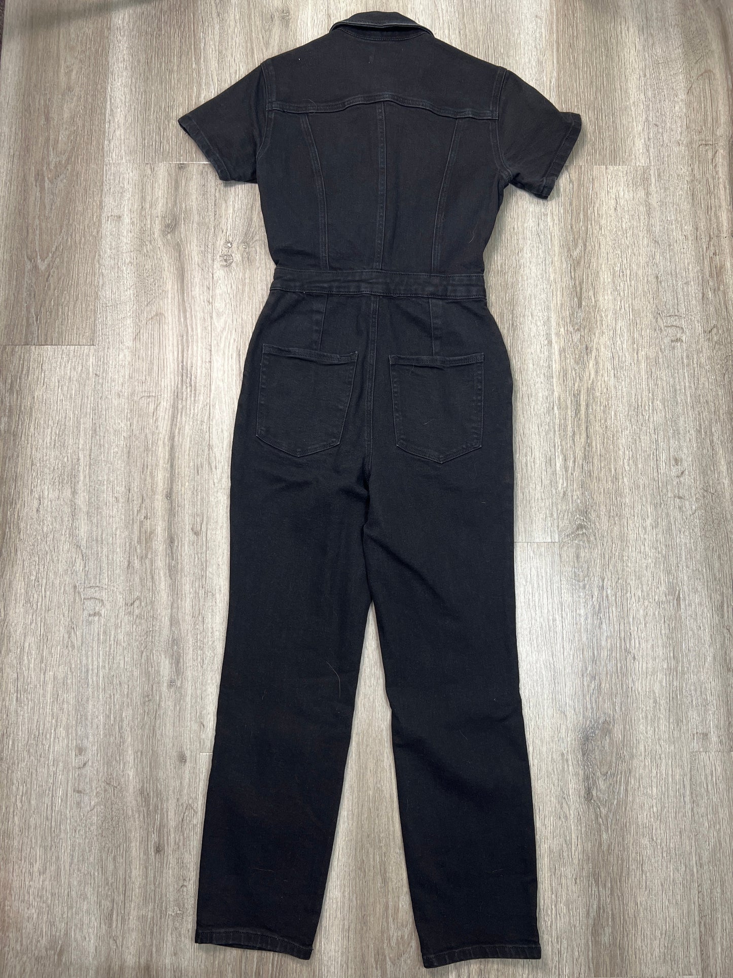 Jumpsuit By Good American In Black Denim, Size: S