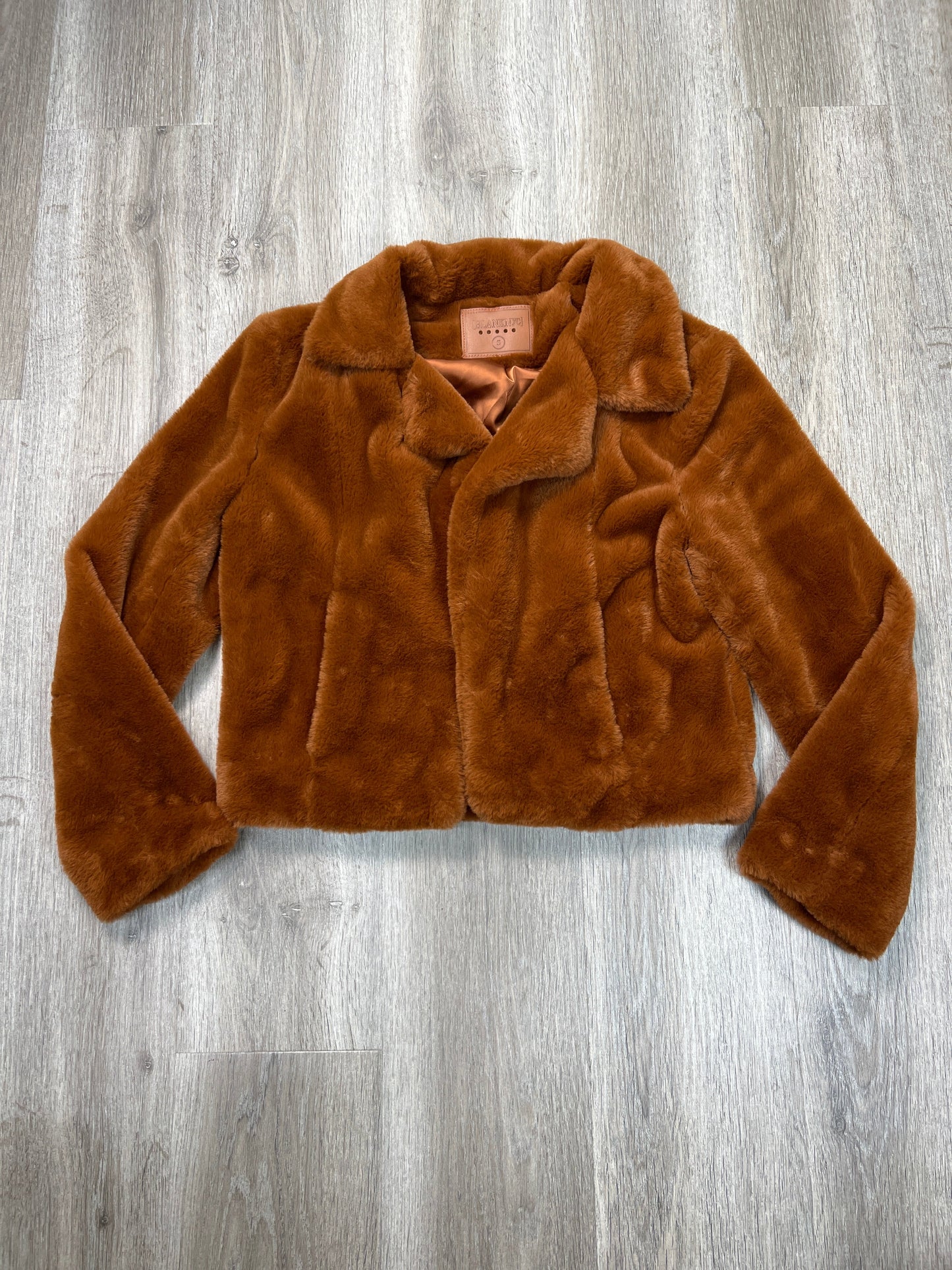 Jacket Faux Fur & Sherpa By Blanknyc In Orange, Size: S