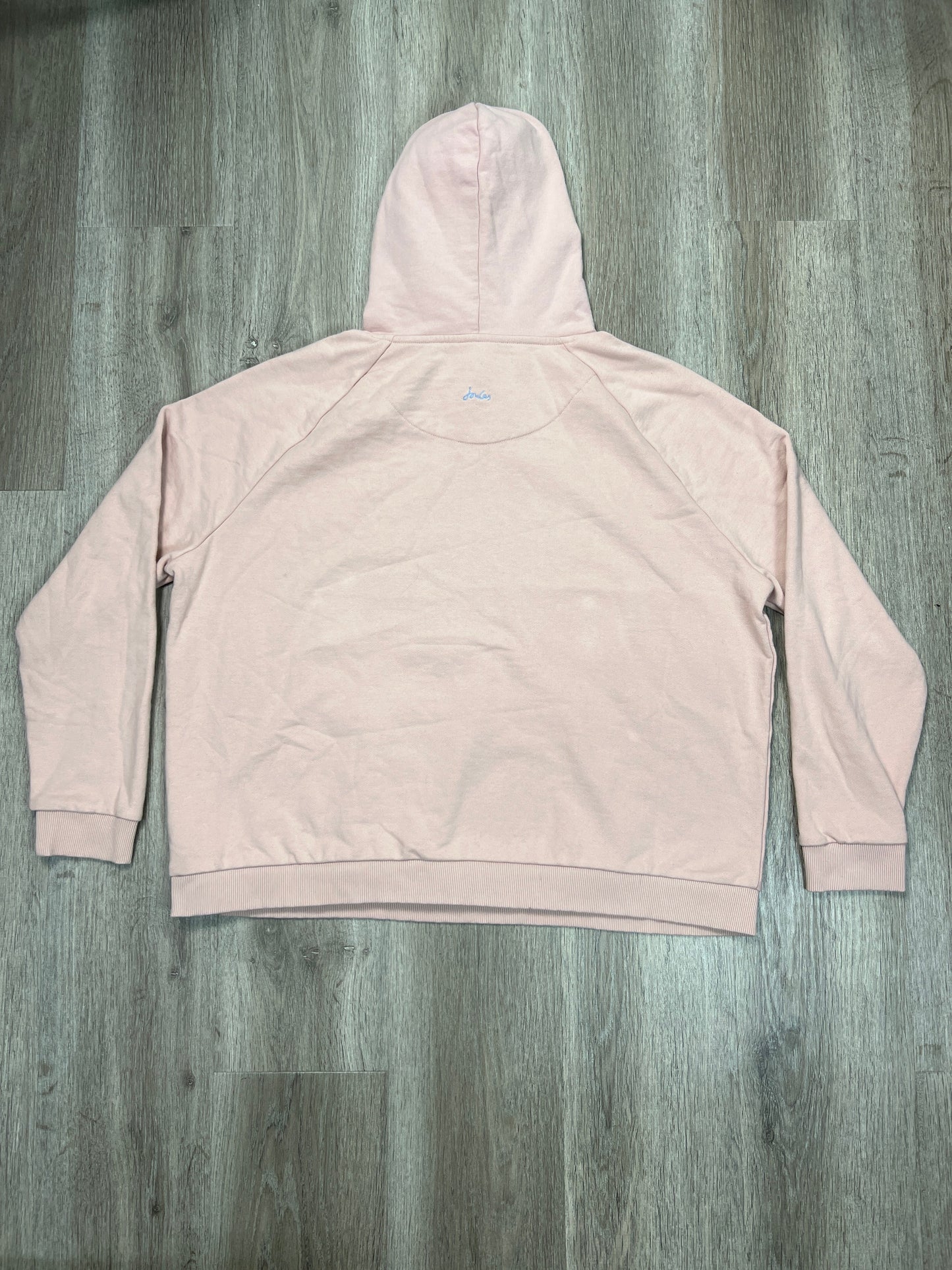 Sweatshirt Hoodie By Joules In Pink, Size: L