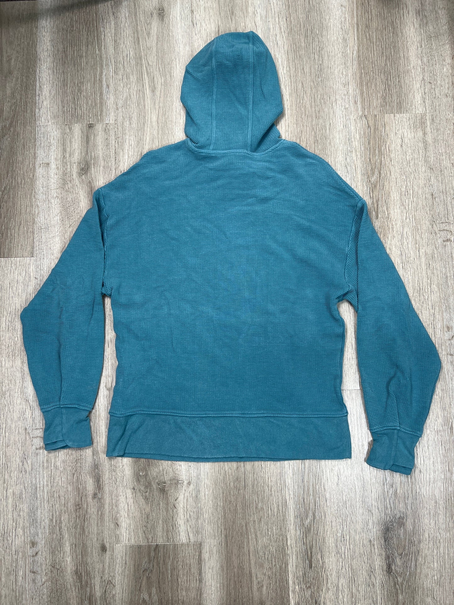 Sweatshirt Hoodie By Athleta In Blue, Size: L