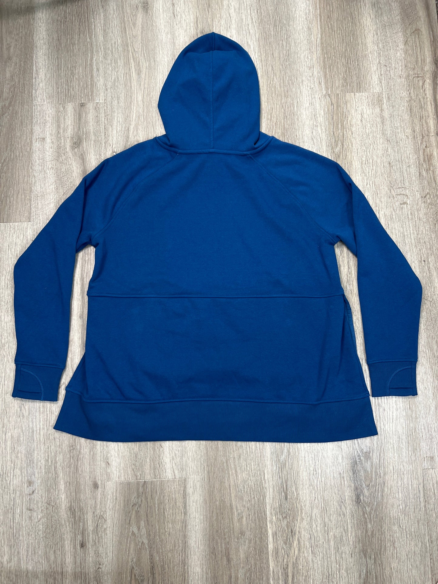 Sweatshirt Hoodie By Athleta In Blue, Size: Xl