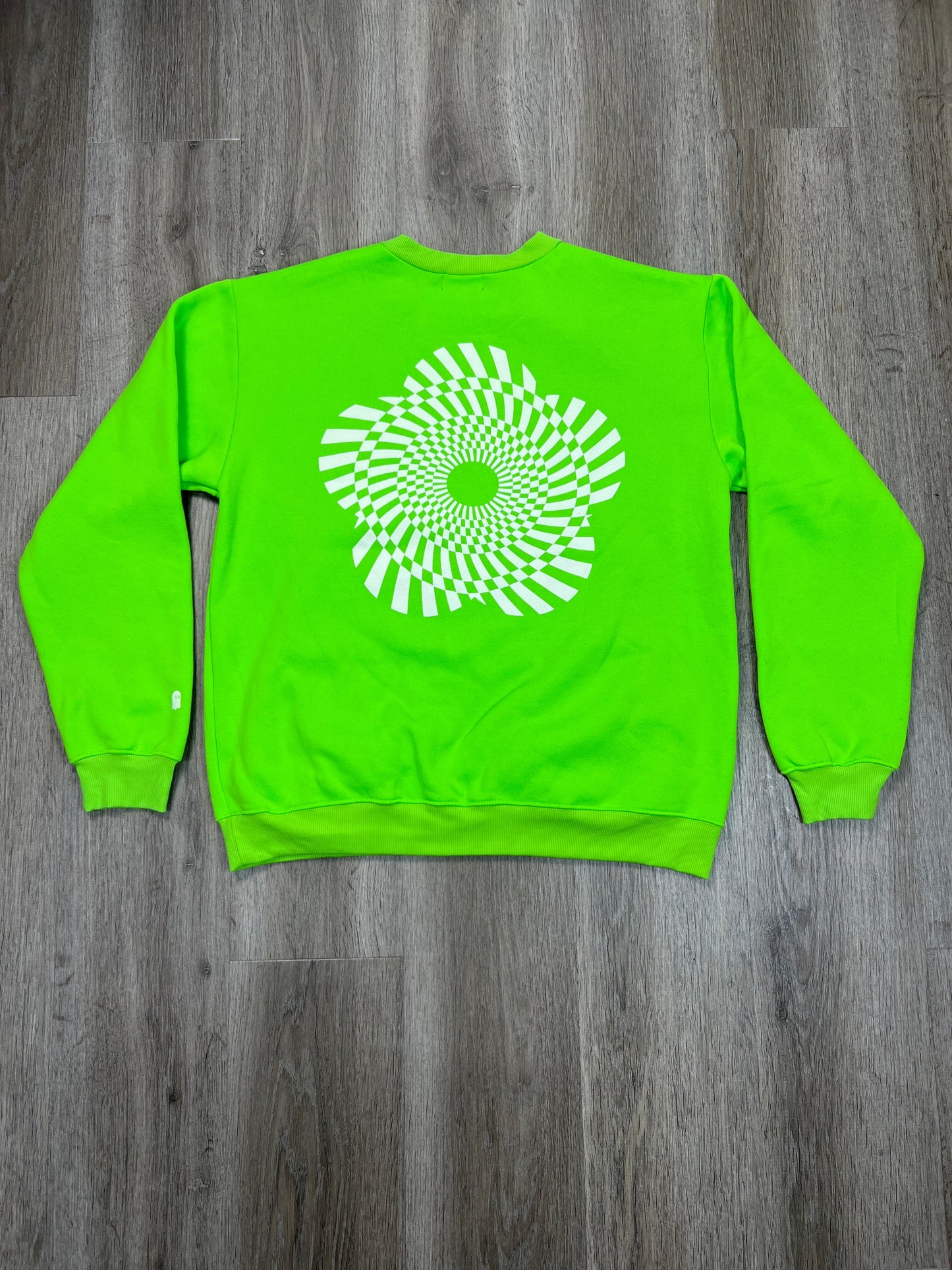 Sweatshirt Crewneck By LONELY GHOSTS In Green, Size: L