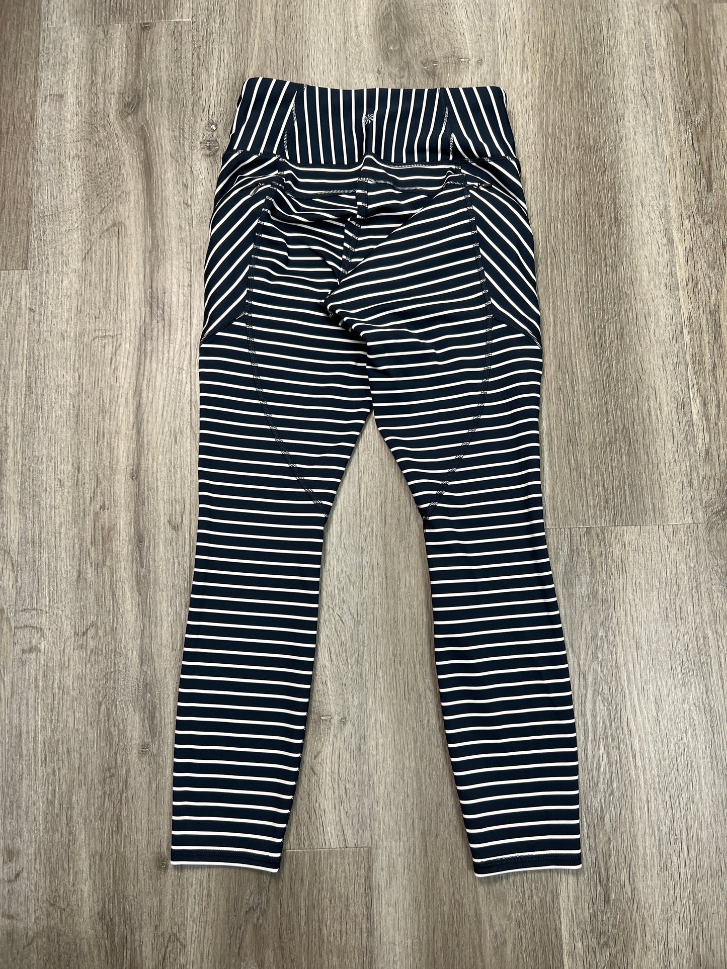 Athletic Leggings By Athleta In Striped Pattern, Size: Xs