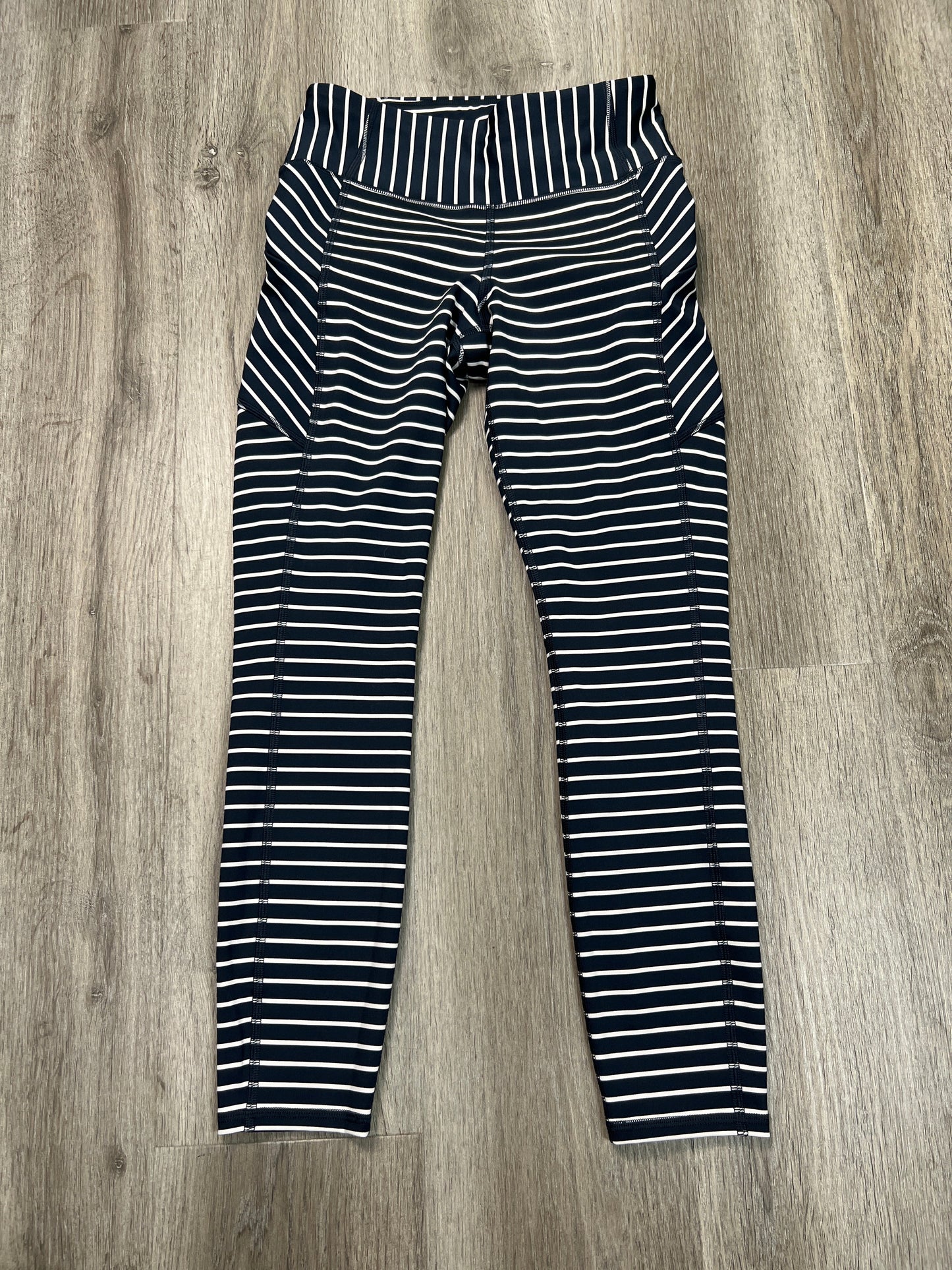 Athletic Leggings By Athleta In Striped Pattern, Size: Xs