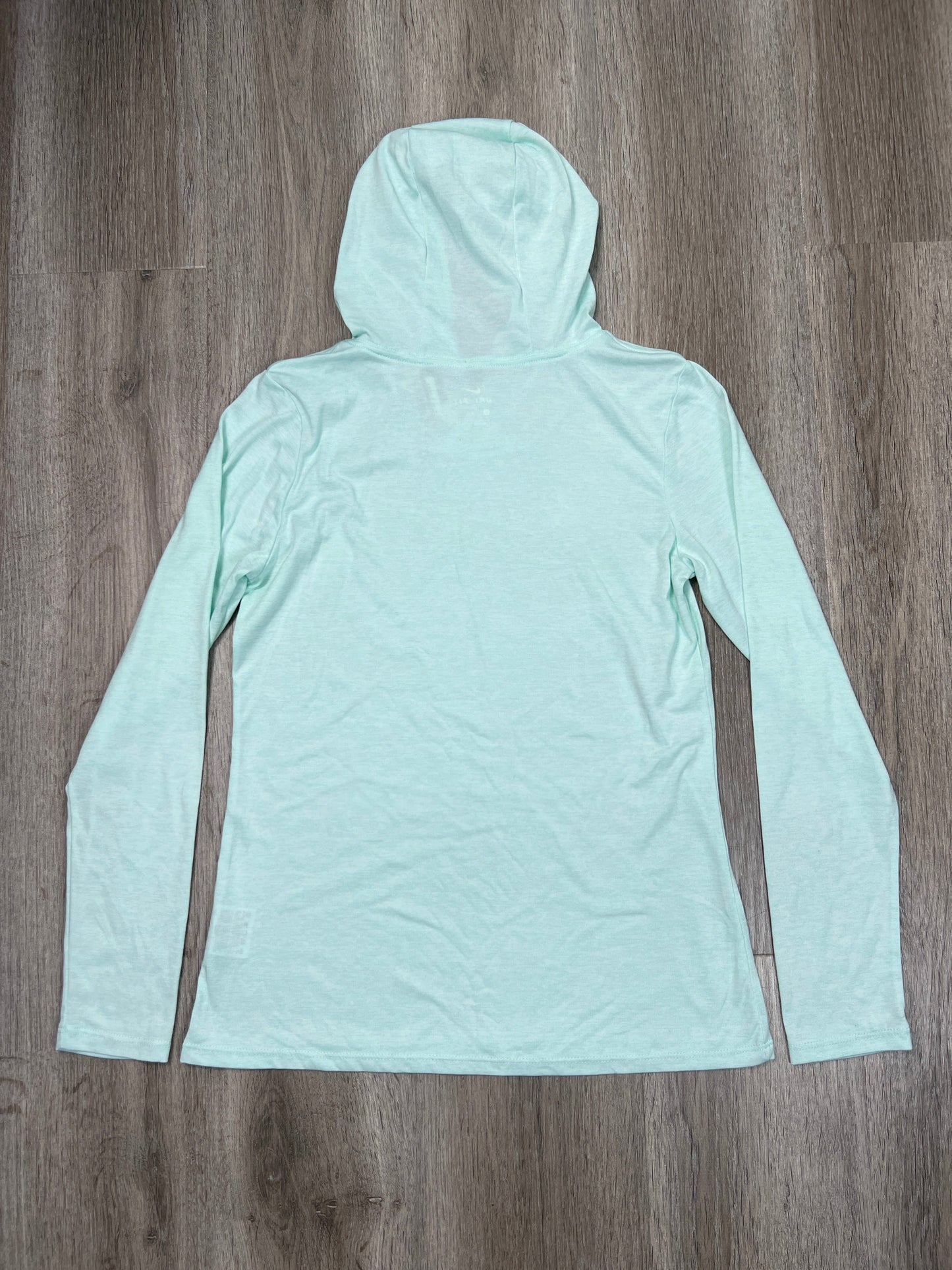 Athletic Top Long Sleeve Hoodie By Nike Apparel In Green, Size: S