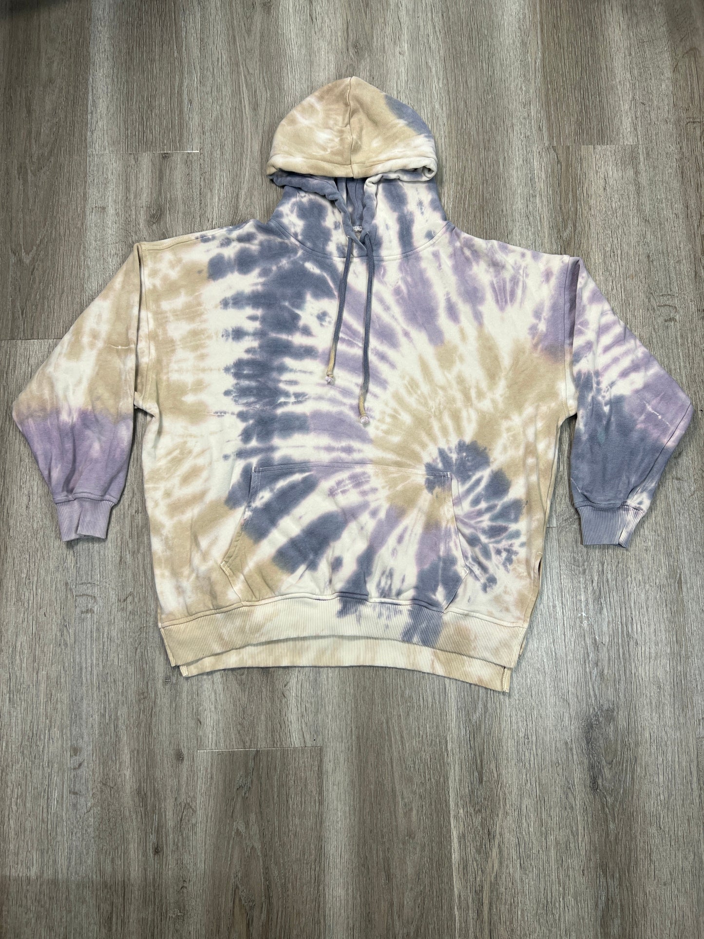 Sweatshirt Hoodie By American Eagle In Tie Dye Print, Size: S