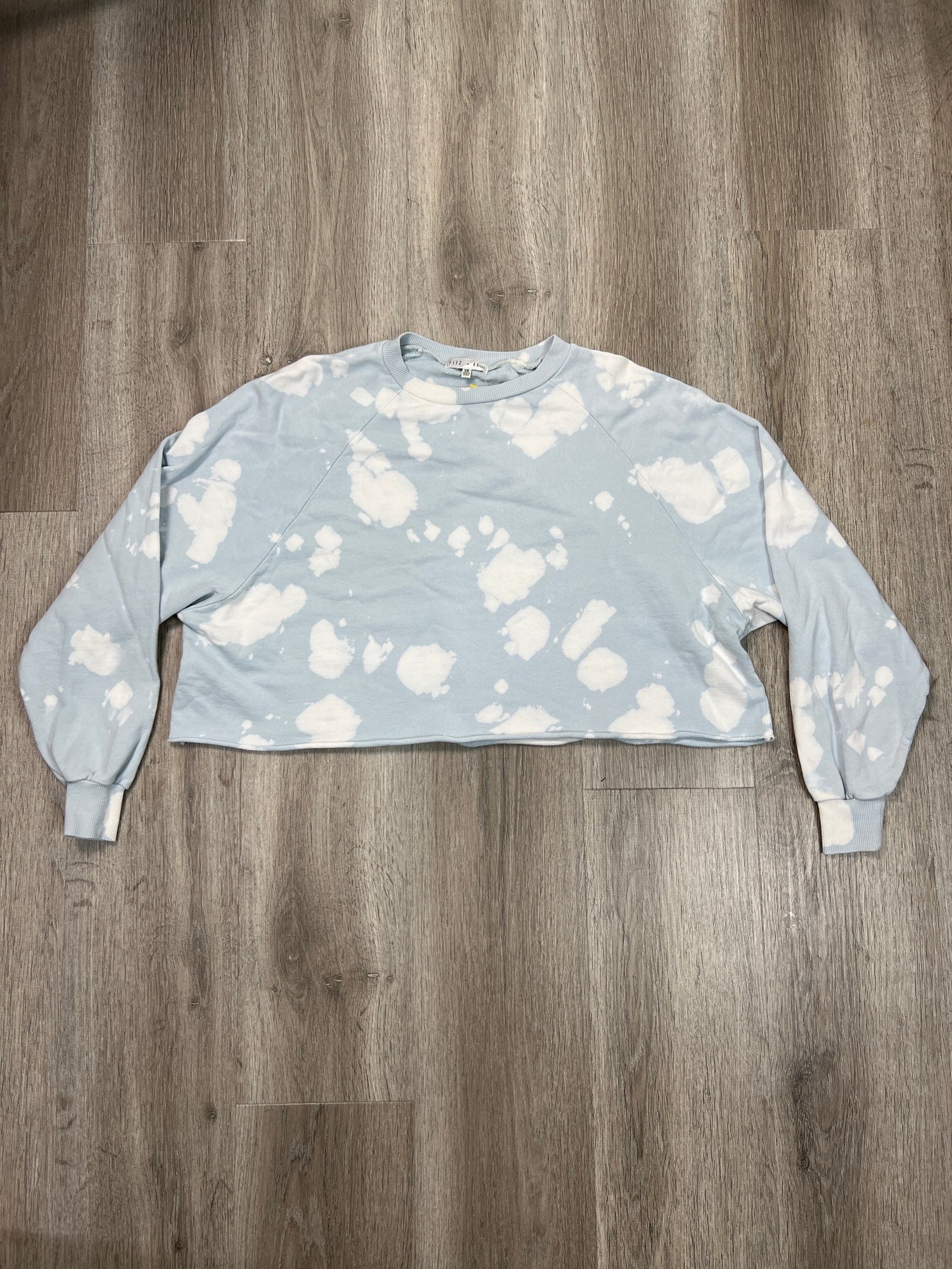 Sweatshirt Crewneck By FITZ + EDDI In Blue, Size: Xs