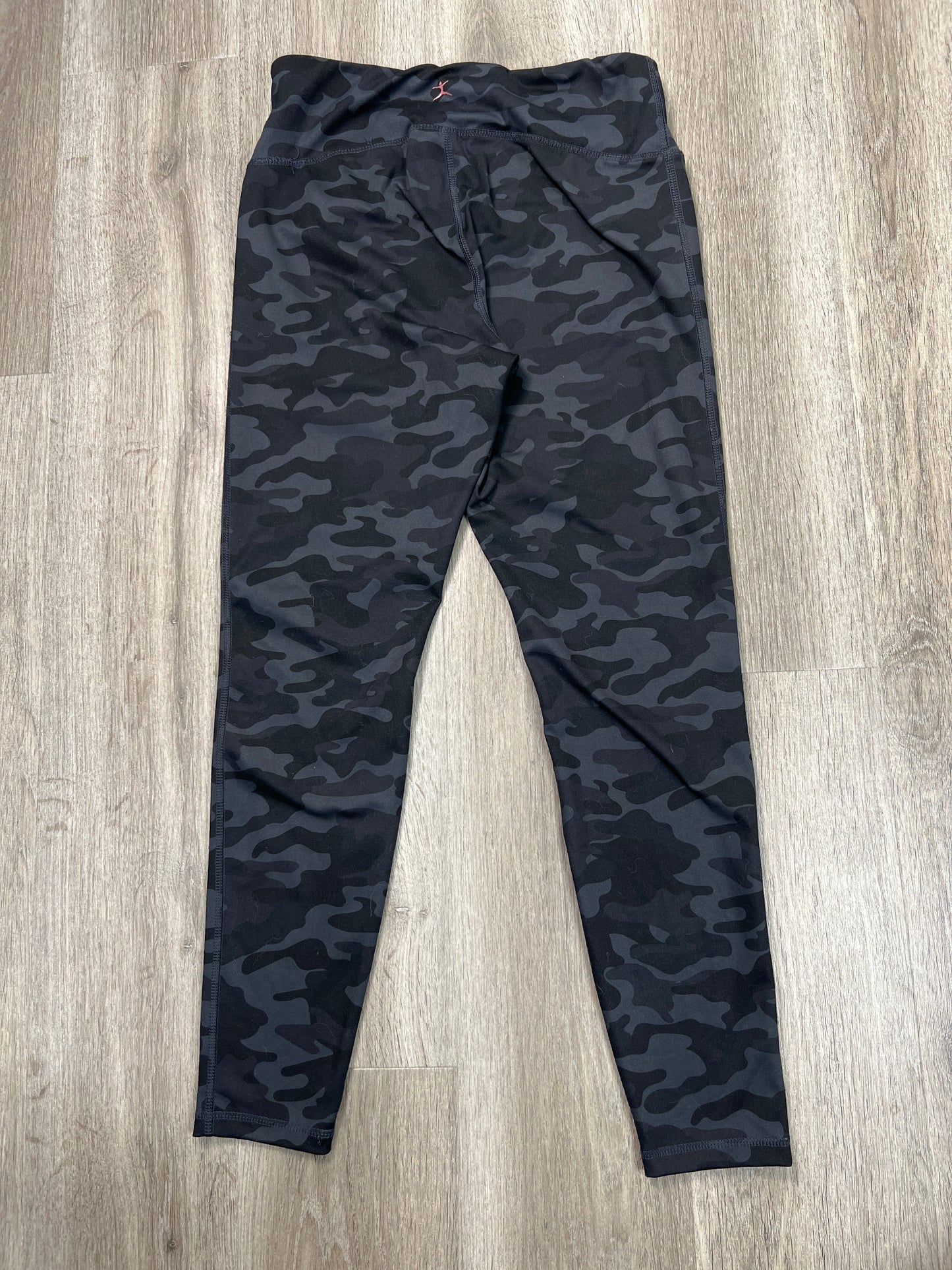 Athletic Leggings By Danskin In Camouflage Print, Size: L