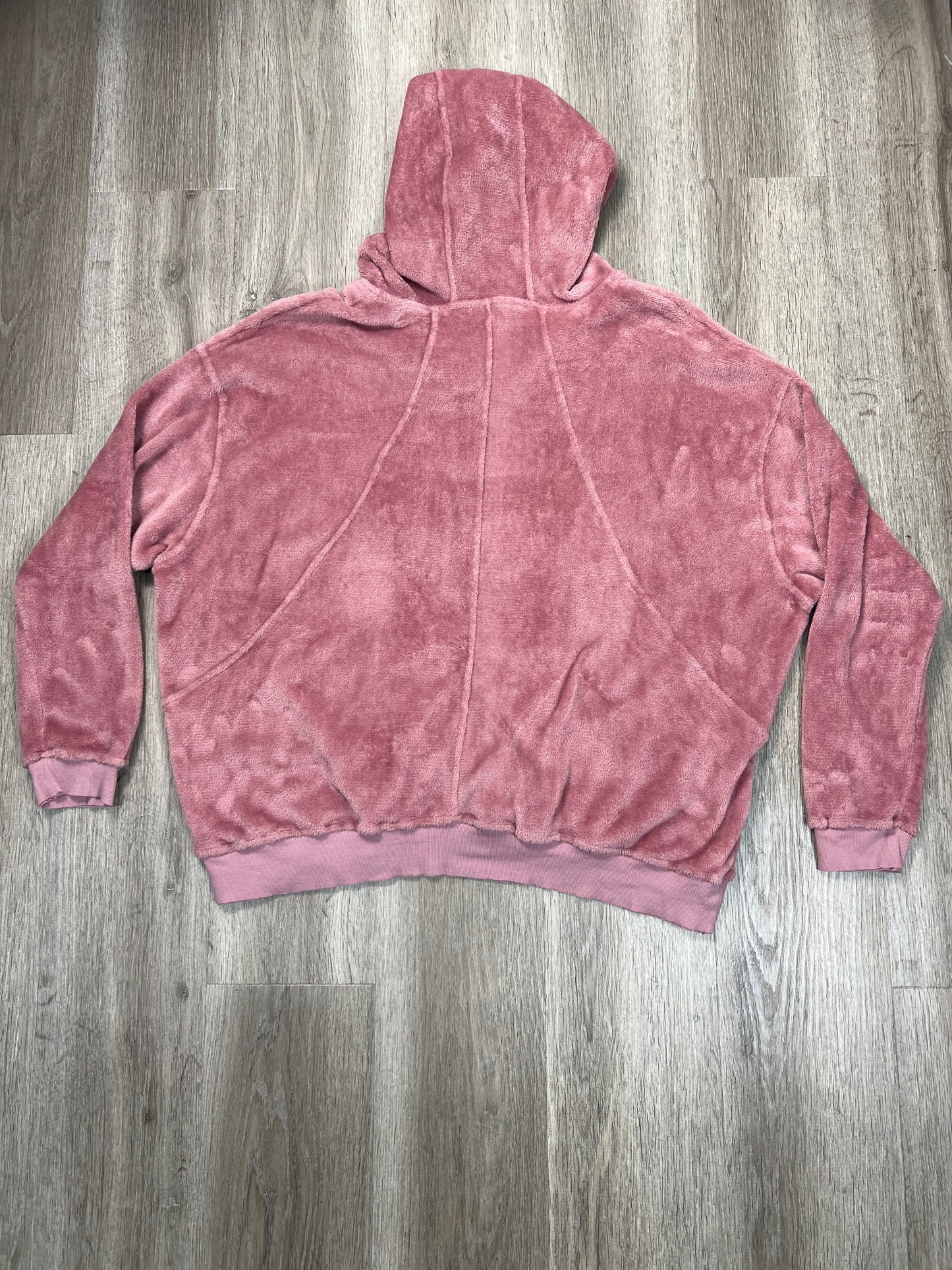 Sweatshirt Hoodie By Easel In Pink, Size: L