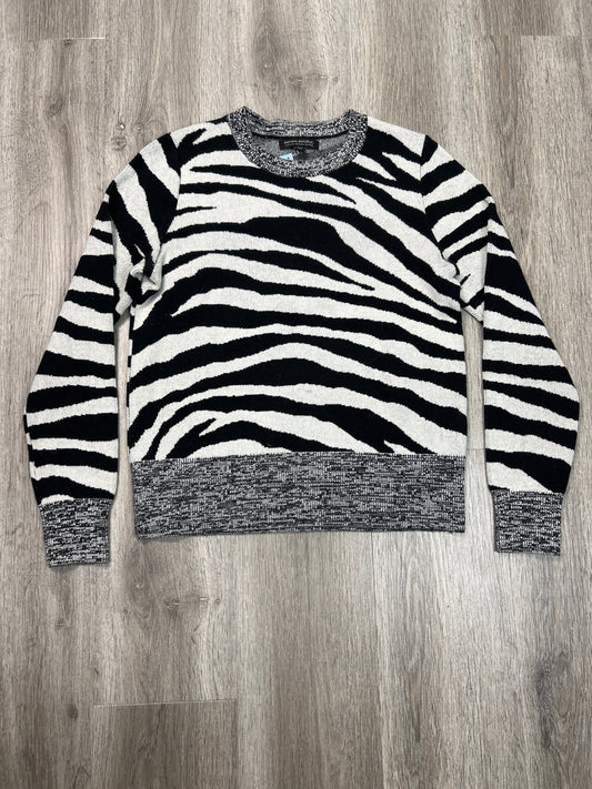 Sweater By Banana Republic In Zebra Print, Size: M