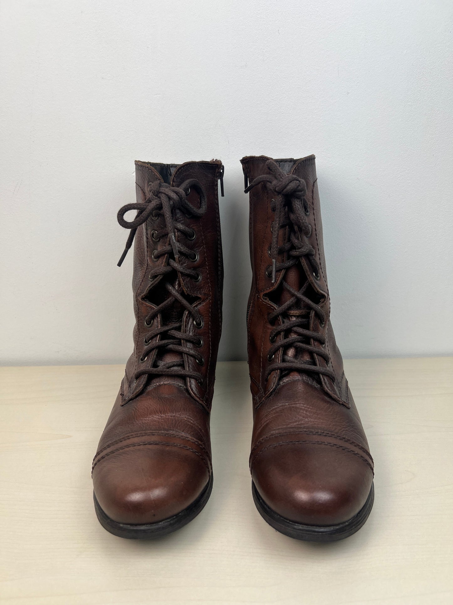 Boots Combat By Steve Madden In Brown, Size: 9