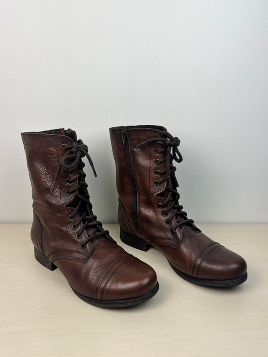 Boots Combat By Steve Madden In Brown, Size: 9