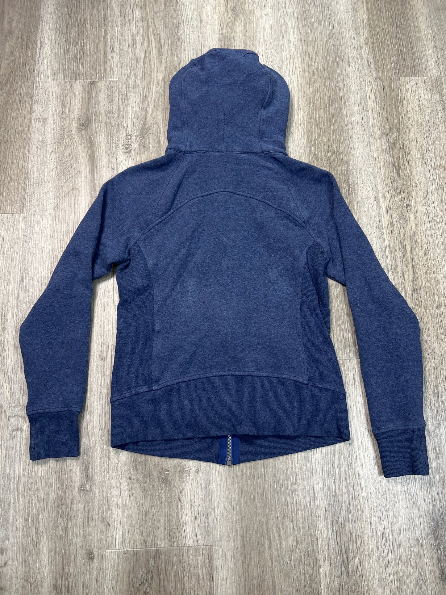 Athletic Jacket By Lululemon In Blue, Size: S