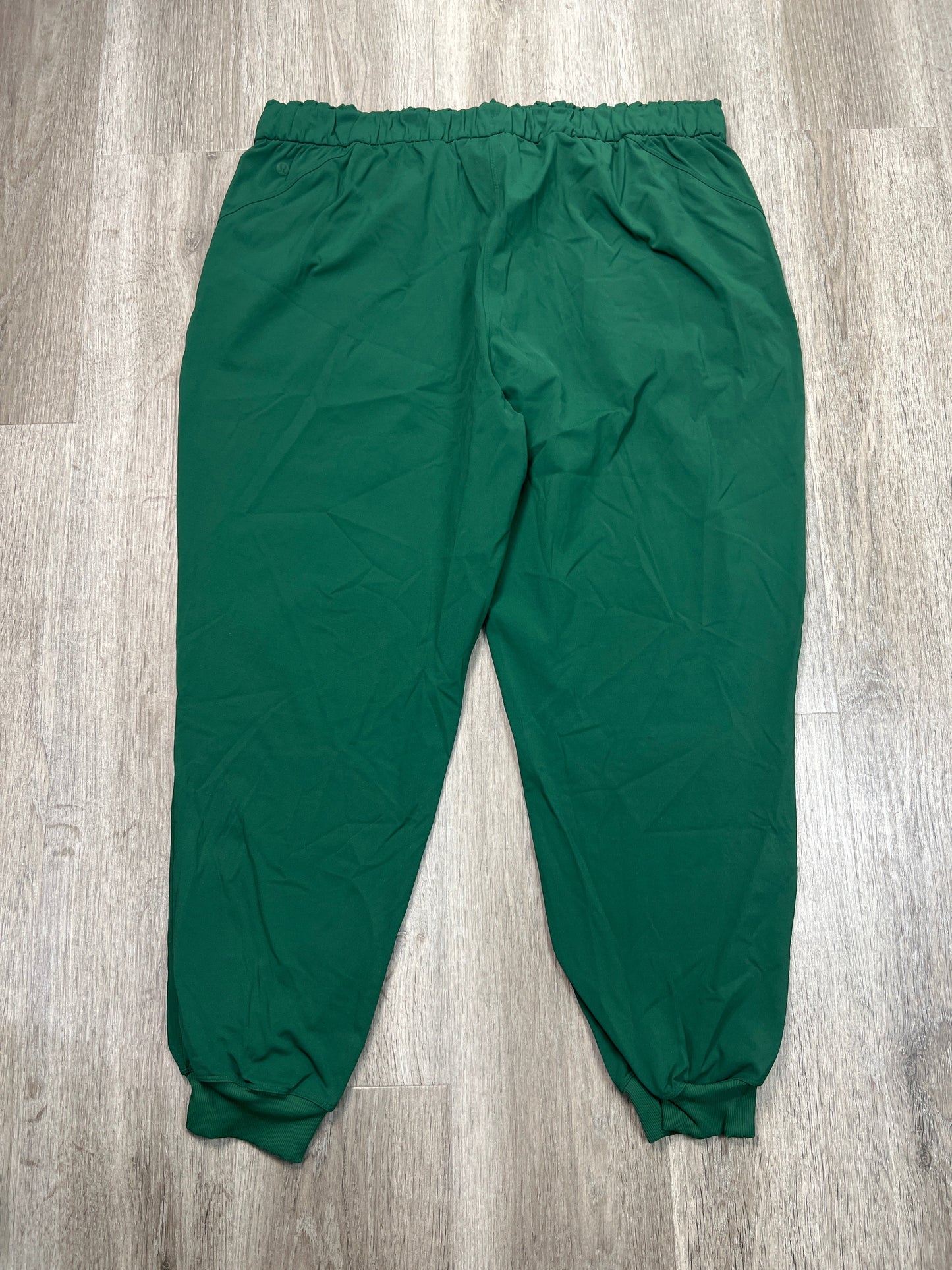 Athletic Pants By Lululemon In Green, Size: Xxl