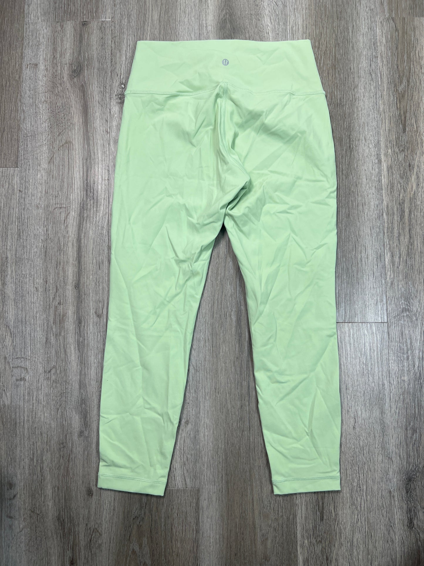 Athletic Leggings By Lululemon In Green, Size: M