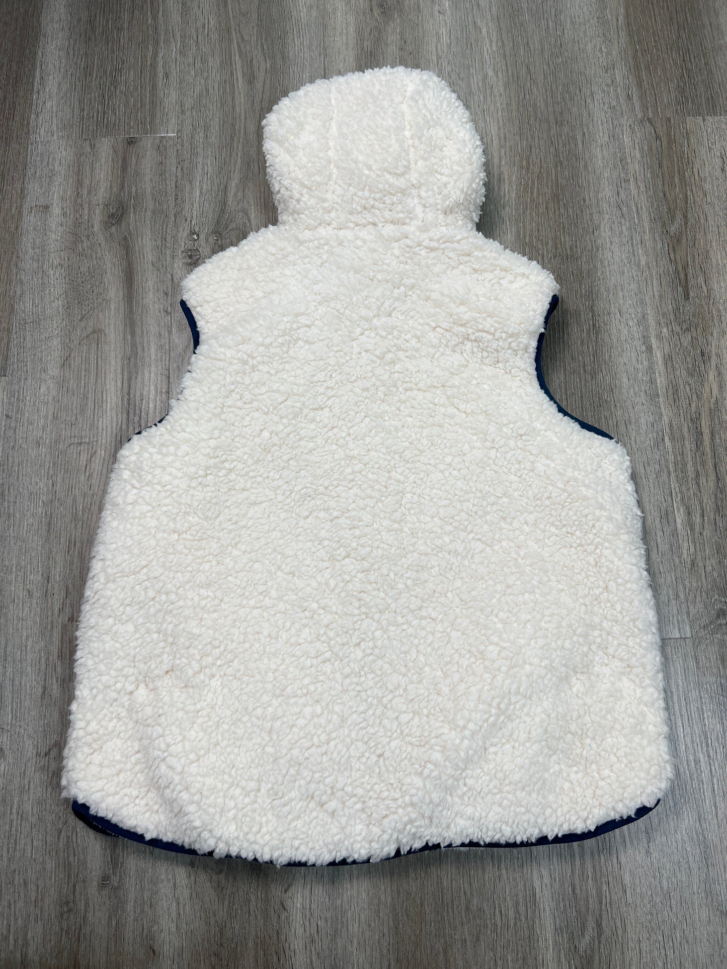 Vest Faux Fur & Sherpa By Weatherproof In White, Size: L