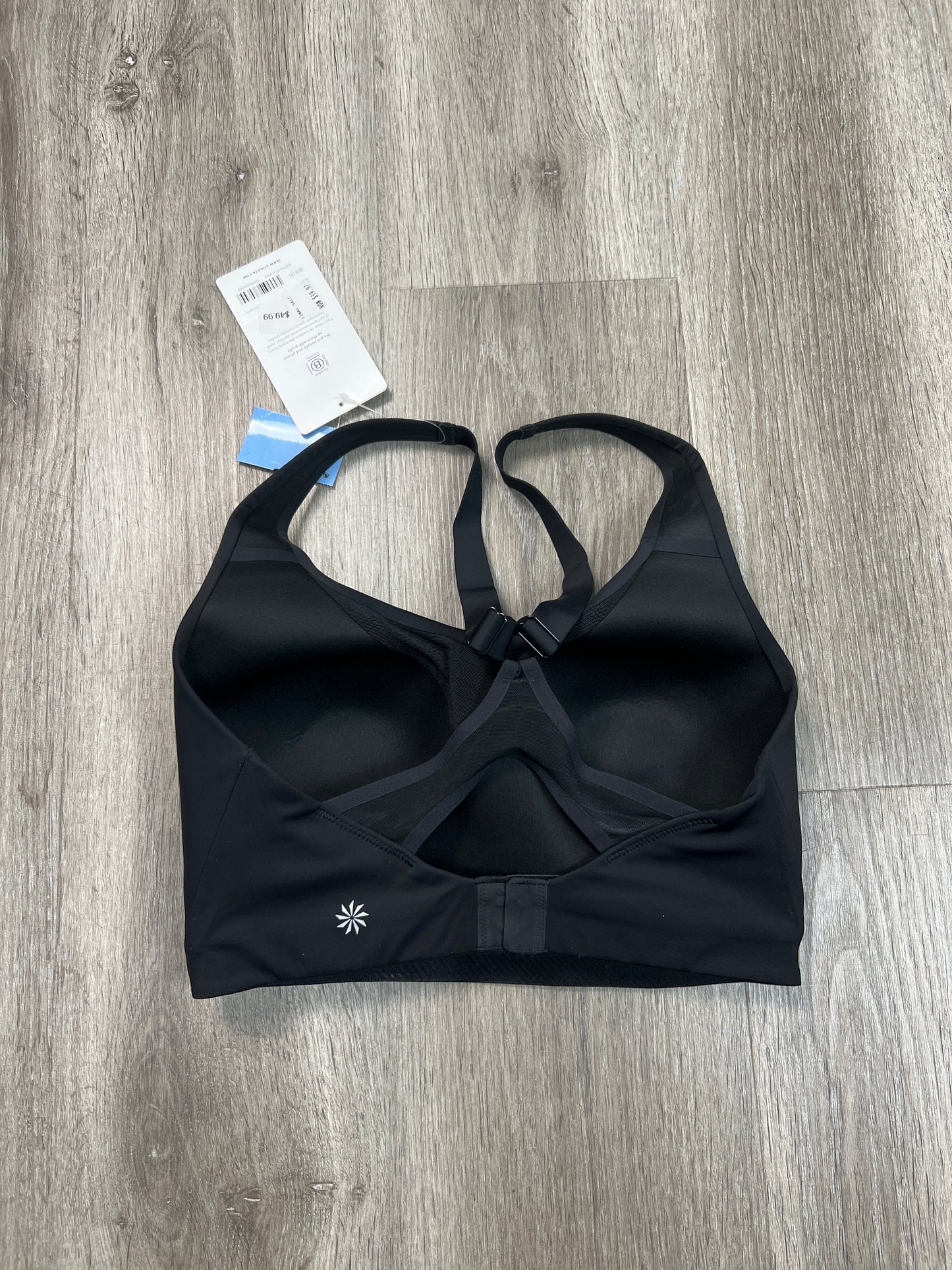 Athletic Bra By Athleta In Black, Size: L