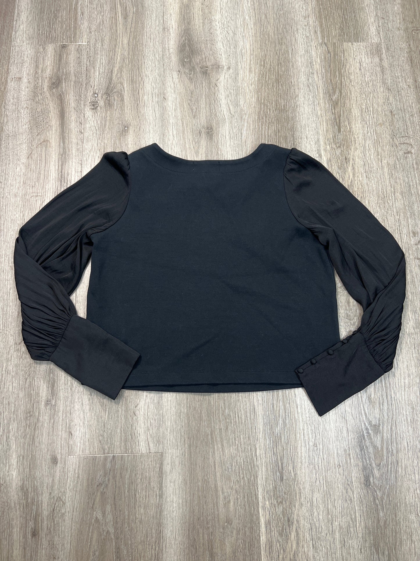 Top Long Sleeve By Anthropologie In Black, Size: M