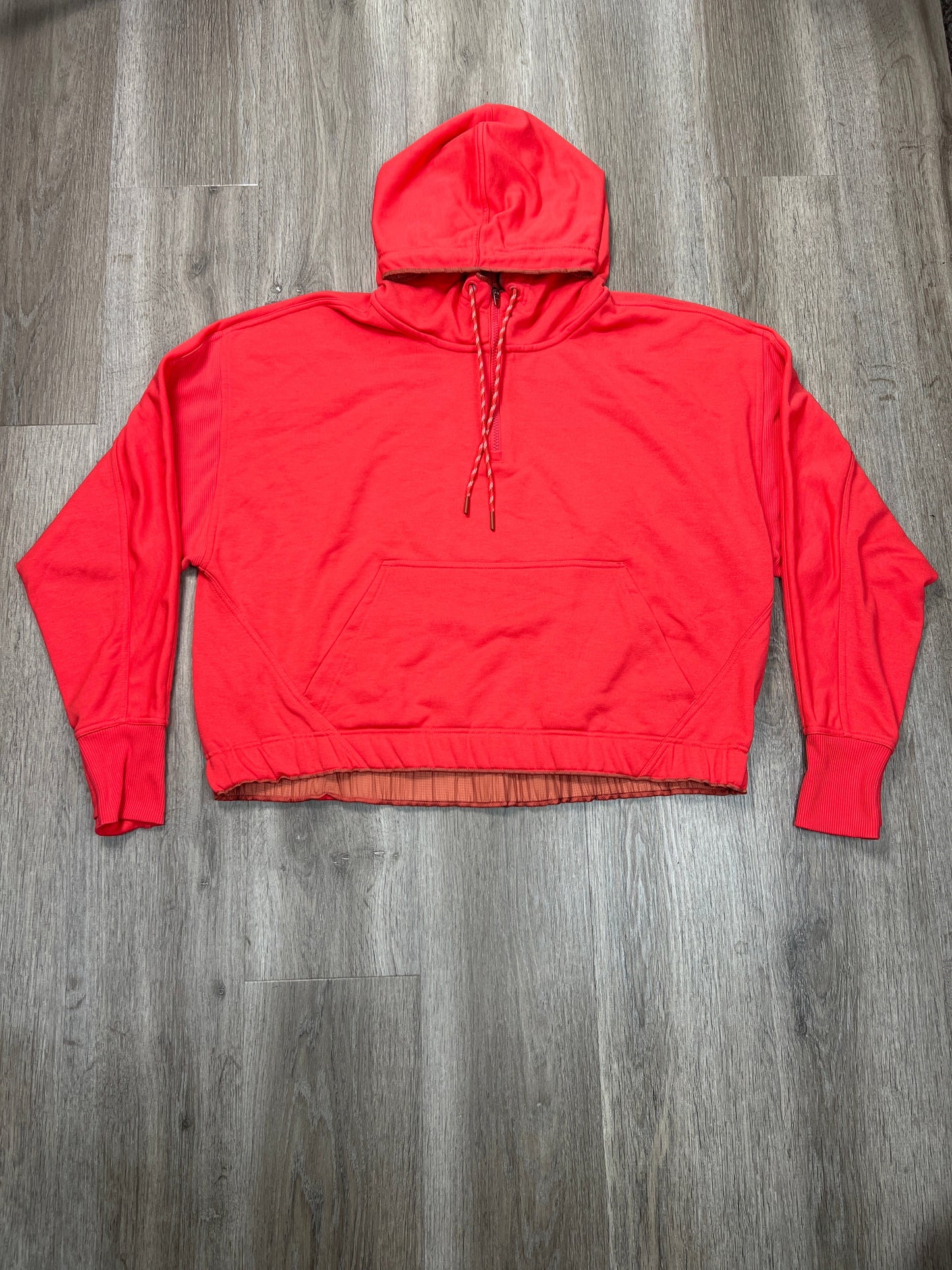 Sweatshirt Hoodie By Athleta In Orange, Size: Xl