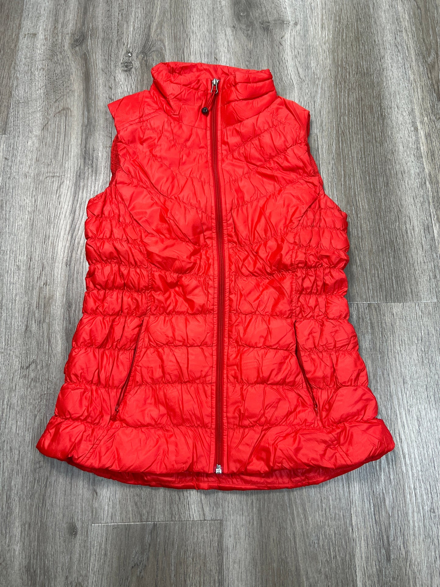 Vest Puffer & Quilted By Athleta In Orange, Size: S