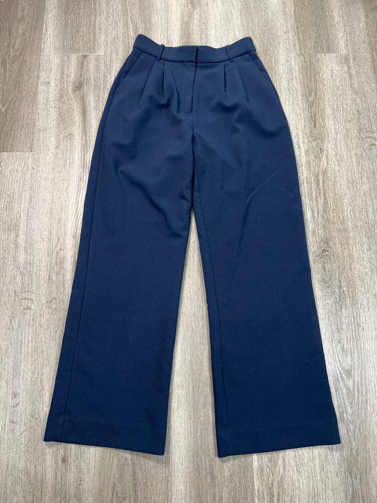 Pants Wide Leg By Abercrombie And Fitch In Navy, Size: S