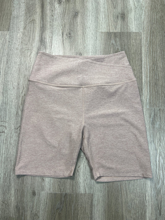 Athletic Shorts By Beyond Yoga In Tan, Size: Xl