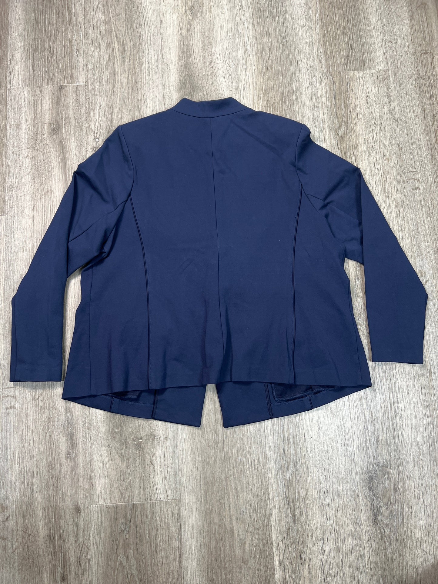 Blazer By Eloquii In Navy, Size: 1x