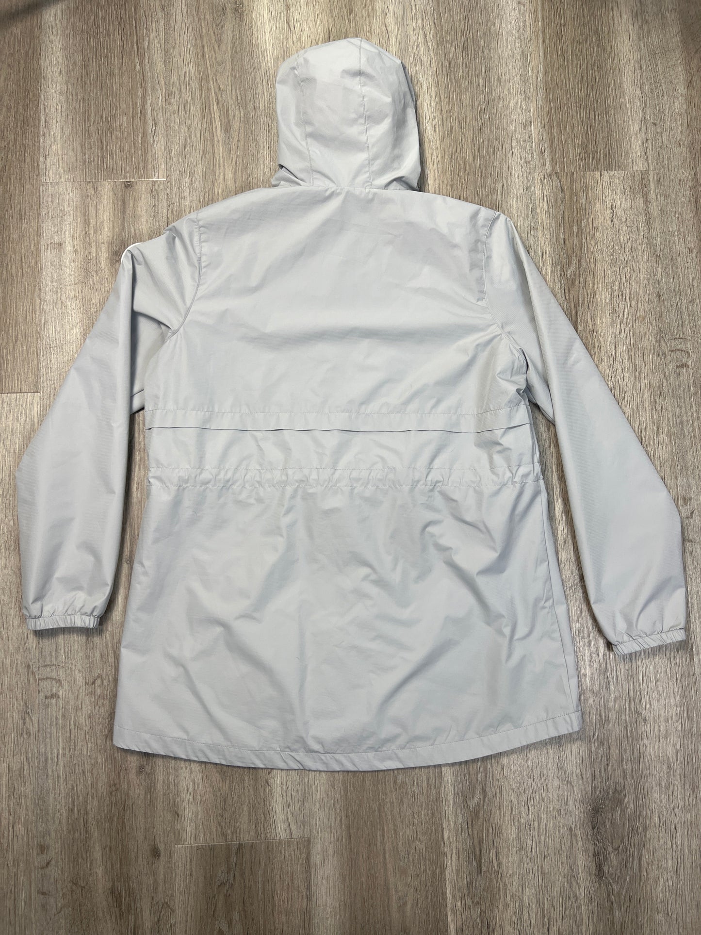 Jacket Windbreaker By New Balance In Grey, Size: Xl