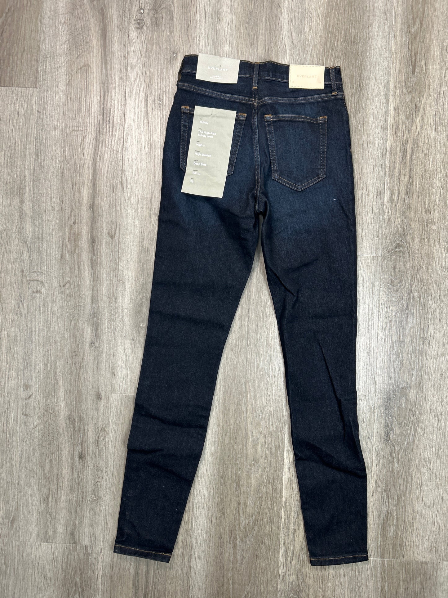 Jeans Skinny By Everlane In Blue Denim, Size: 0