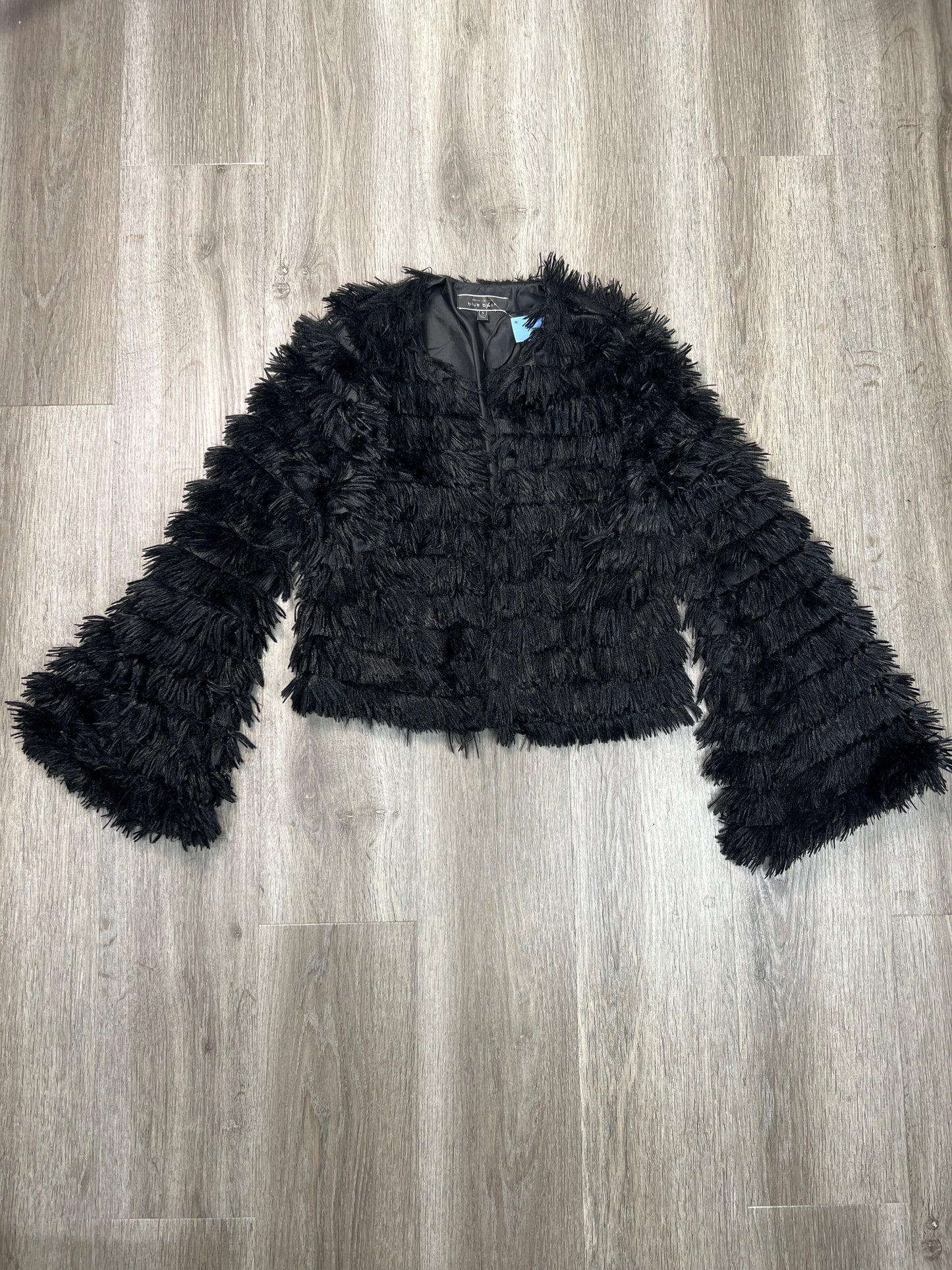 Jacket Faux Fur & Sherpa By BLUE BLUSH In Black, Size: S