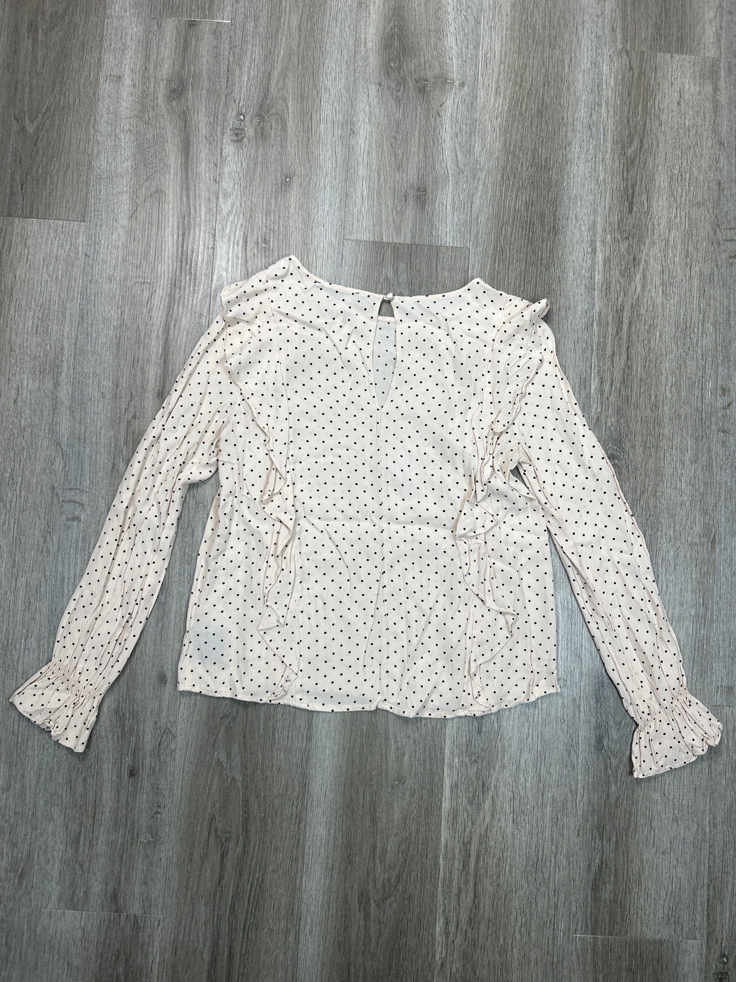 Blouse Long Sleeve By Sanctuary In Cream, Size: Xs