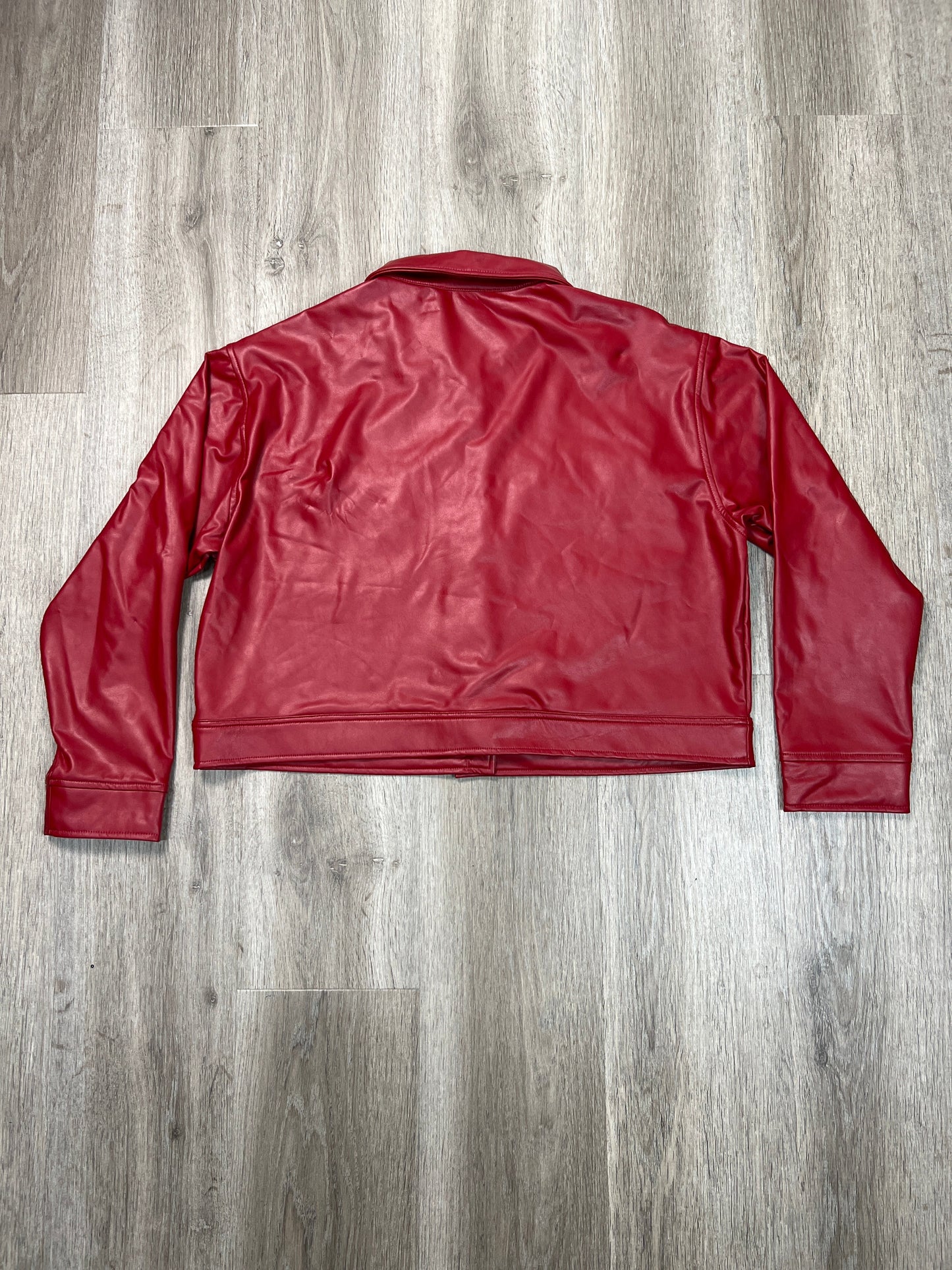 Jacket Other By ADYSON PARKER In Red, Size: M