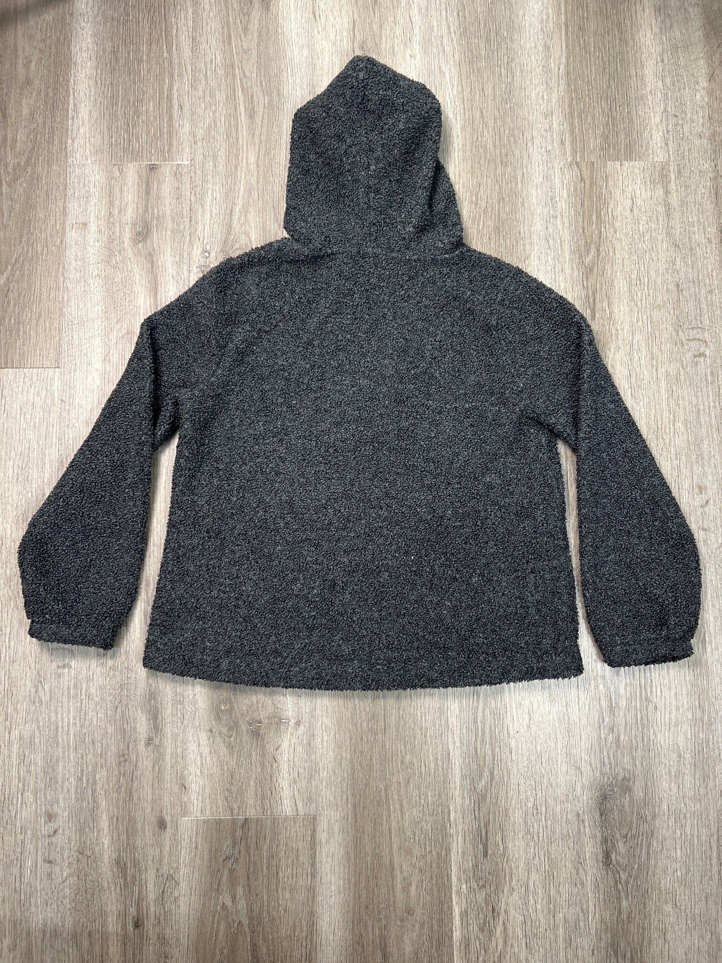 Sweatshirt Hoodie By Loft In Grey, Size: M