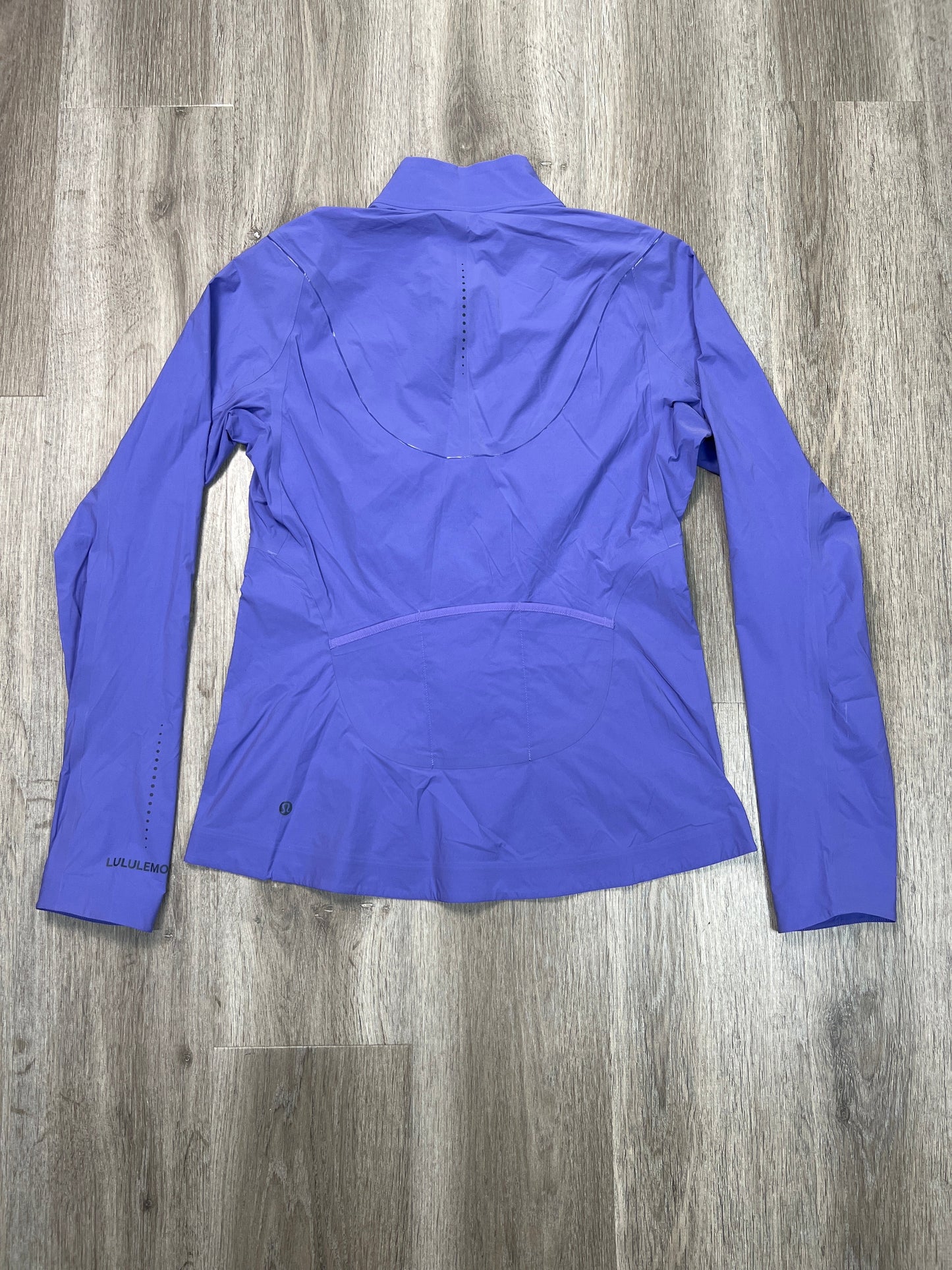 Athletic Jacket By Lululemon In Purple, Size: M