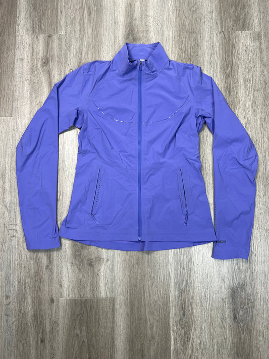 Athletic Jacket By Lululemon In Purple, Size: M