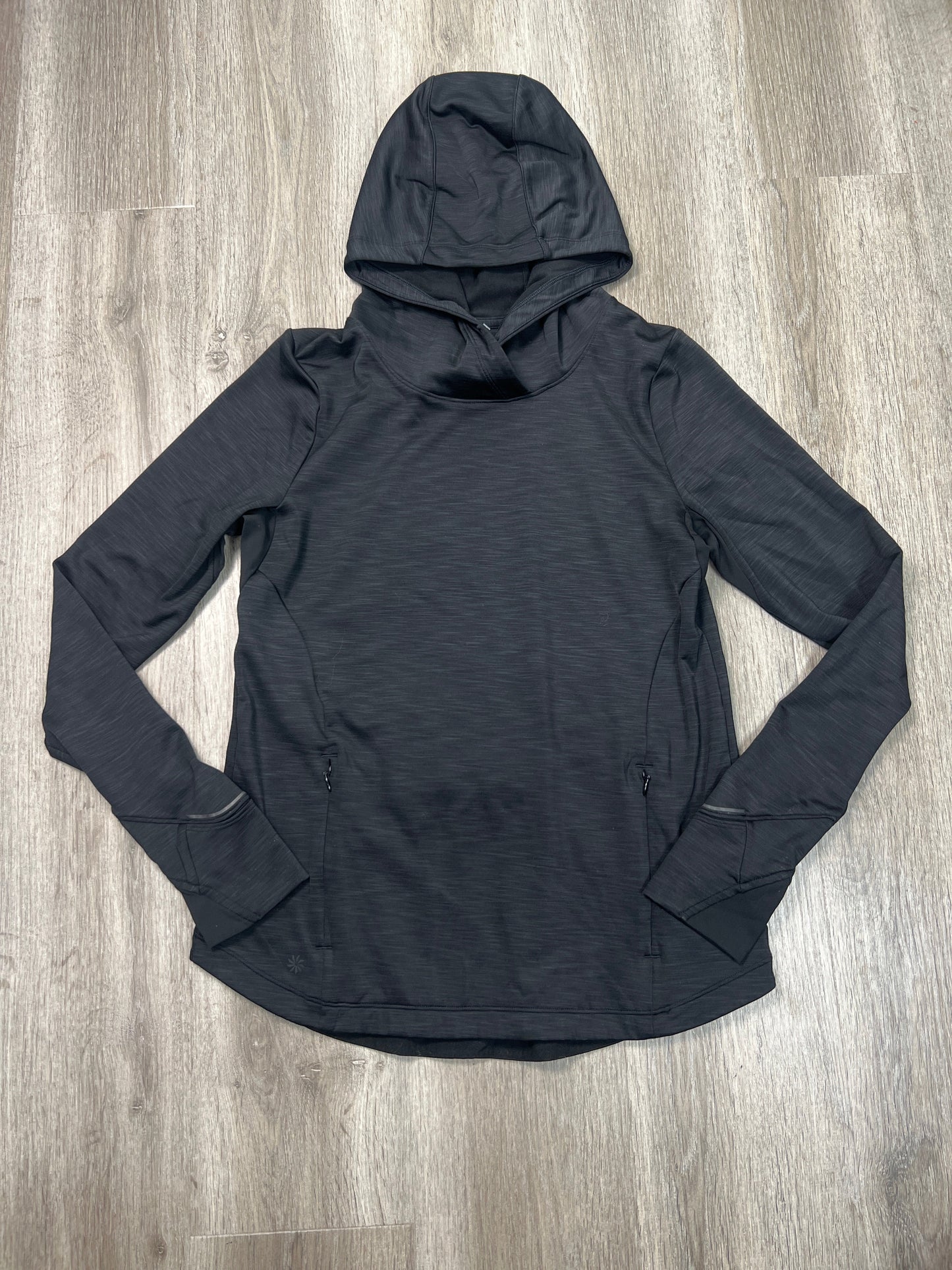 Athletic Sweatshirt Hoodie By Athleta In Black, Size: S