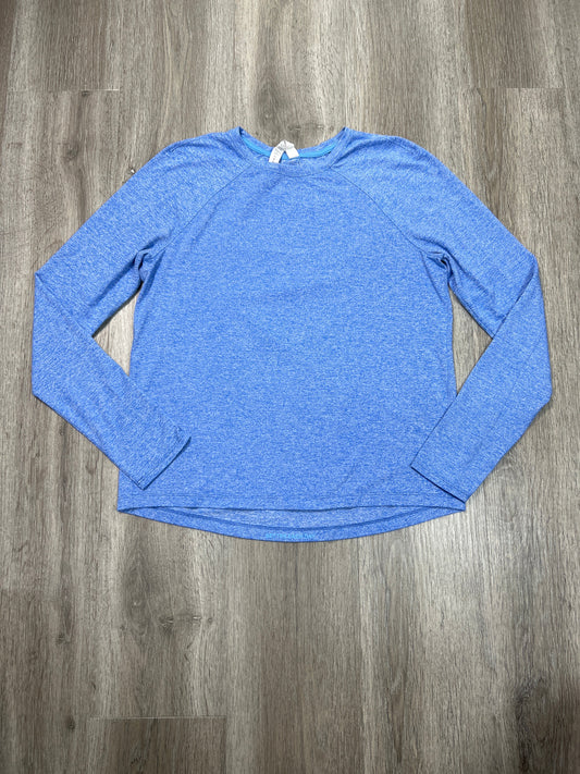 Athletic Top Long Sleeve Crewneck By Lululemon In Blue, Size: S