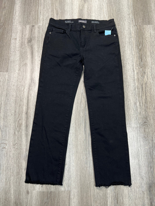 Jeans Straight By Dl1961 In Black Denim, Size: 6