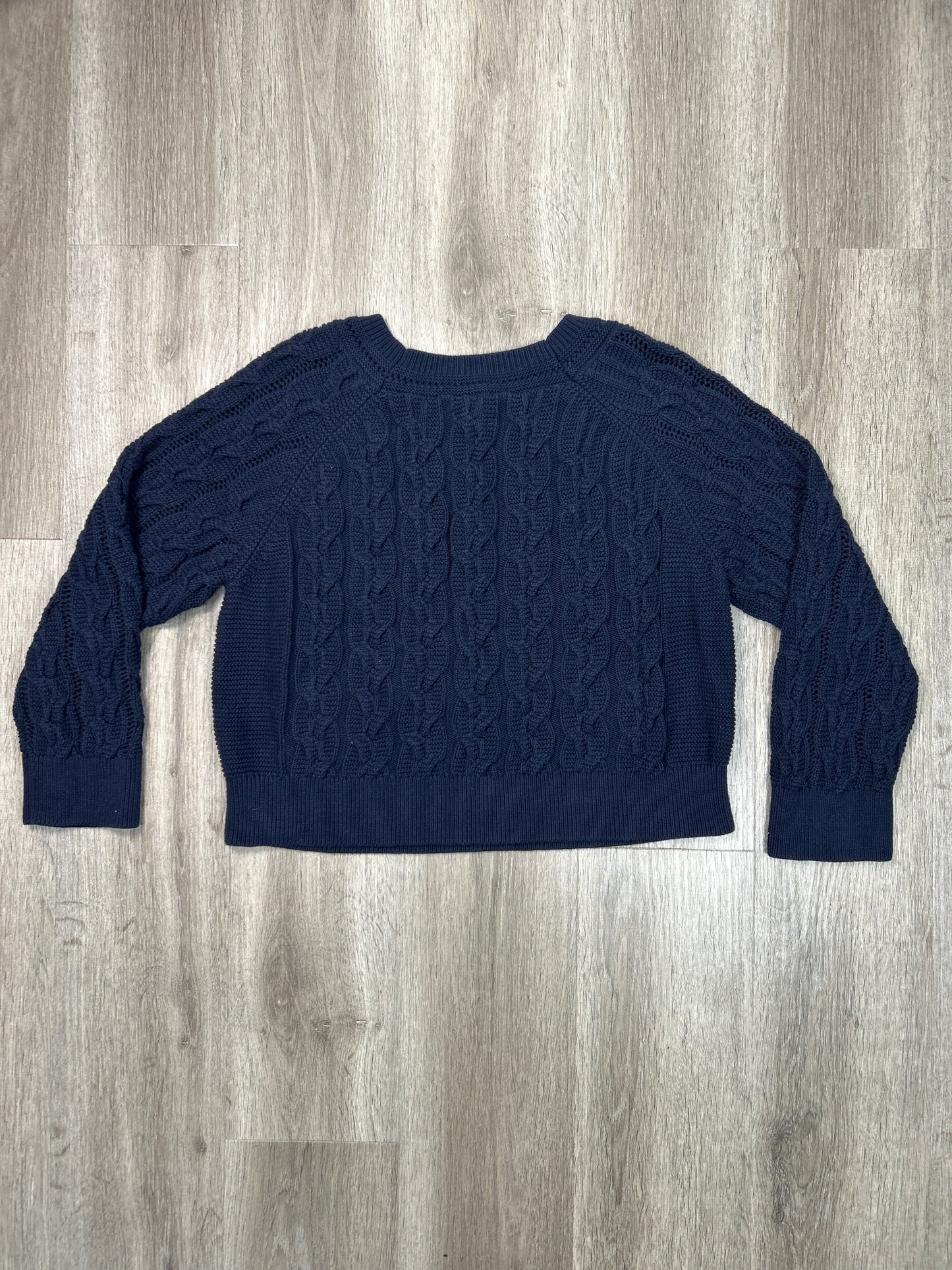 Sweater By Velvet By Graham & Spencer In Navy, Size: Xl