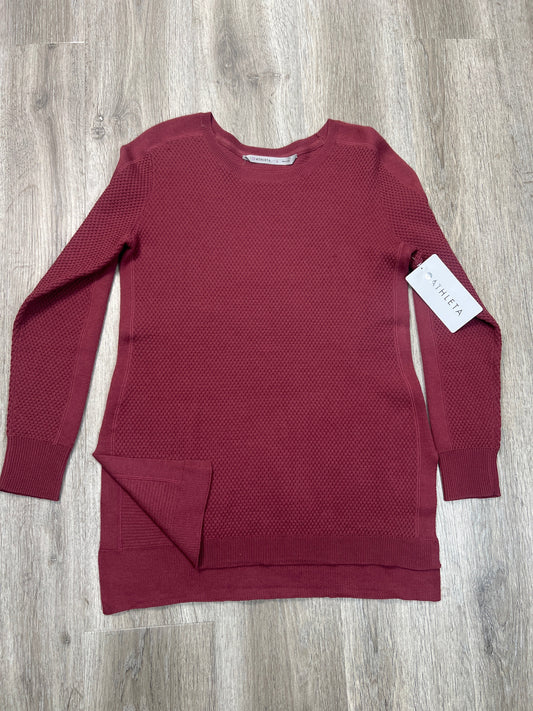 Sweater By Athleta In Red, Size: S