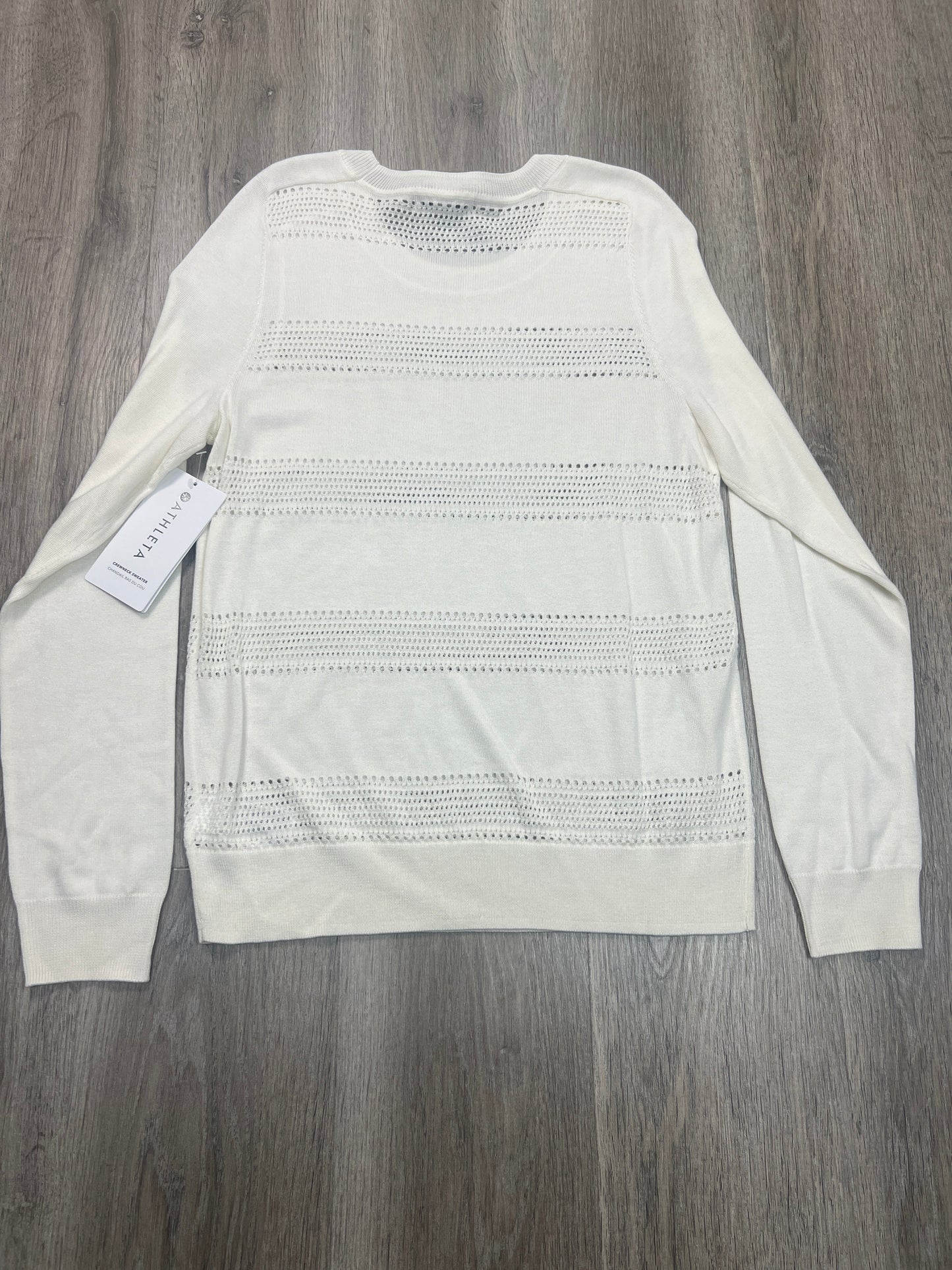 Sweater By Athleta In White, Size: S